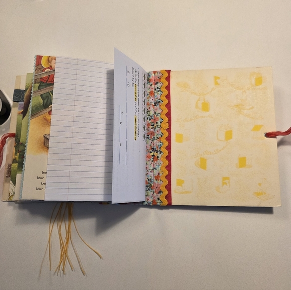 Tortillou Little Golden Book Handmade Decorated Junk Journal - Picture 11 of 13